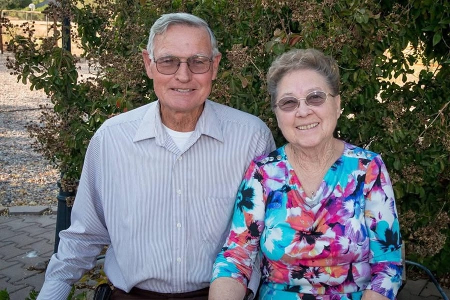 Pastor Dale Stoner and his wife, Martha